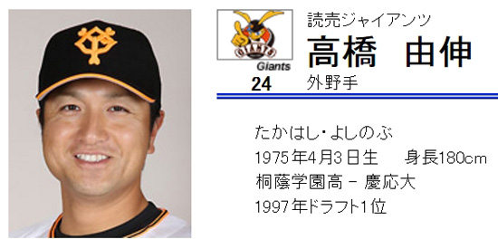 日吉ゆかりの高橋由伸選手、プロ野球・巨人の次期監督候補として報じ