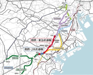 相鉄が首都圏へ乗り入れる全体像、JRへの乗り入れは横須賀線の区間で途中停車駅も公式には明らかになっていない