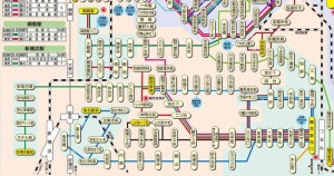 鶴03系統鶴見綱島線のルート図