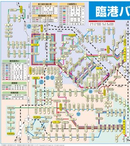 川崎駅・鶴見駅の西側を走る全路線図（公式サイトより）