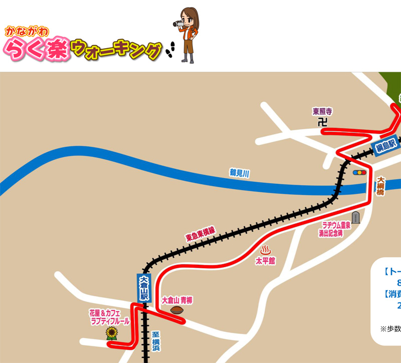 綱島駅から大倉山駅への ウォーキングコース ケーブルtvの番組内で紹介中 横浜日吉新聞