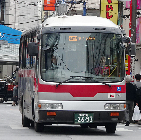 さくらが丘や井田病院を結ぶ 日23 で増便 2 1 月 からバス車両の変更で 横浜日吉新聞