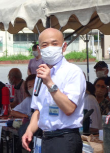 今年4月に着任したばかりの卯都木隆幸副区長も区役所を代表して50回大会への祝辞を述べていました