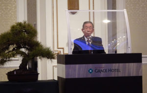 県自動車整備3団体代表で本部役員の池田さんは自動車整備業界を取り巻く環境の変化について言及していた