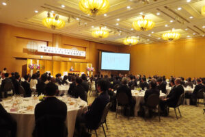 横浜ベイホテル東急で行われた「新綱島スクエア竣工祝賀会」（11月12日）