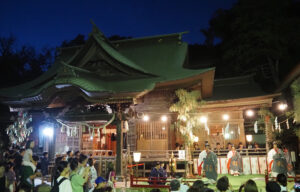 昨年（2024年）創建1300年という歴史的な節目を迎えた師岡熊野神社「星祭」開催の様子