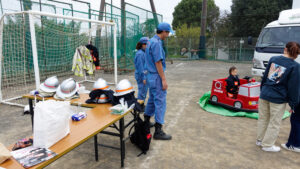 子どもたちにとっても楽しく災害対策を身に付けられる機会となることを期待したい(2023年10月開催時、主催者提供)