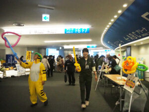 港北区民活動支援センター「まちの先生」ブースでは様々な地域の“先生”がレクチャーやパフォーマンスを実施していました