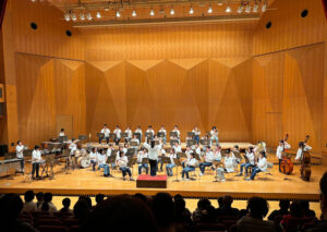 かながわアートホール（保土ケ谷区花見台）で開催された「吹奏楽ウィーク」本番の様子