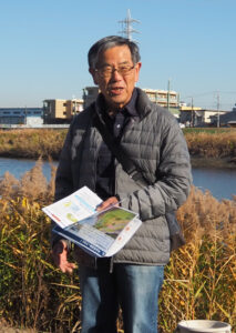 綱島地区連合自治会の佐藤会長は「子どもの頃は鶴見川でうなぎも採りました」と“綺麗な川だった”という当時を懐かしみ、“汚れた川”時代を経て、また再び美しい川が戻ってきたことを喜ぶ