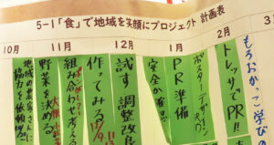5年生1クラスでの「『食』で地域を笑顔にプロジェクト」として授業を行ってきた